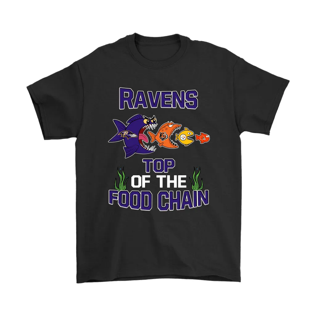 Baltimore Ravens Top Of The Food Chain Nfl Men Women T-shirt, Hoodie, Sweatshirt