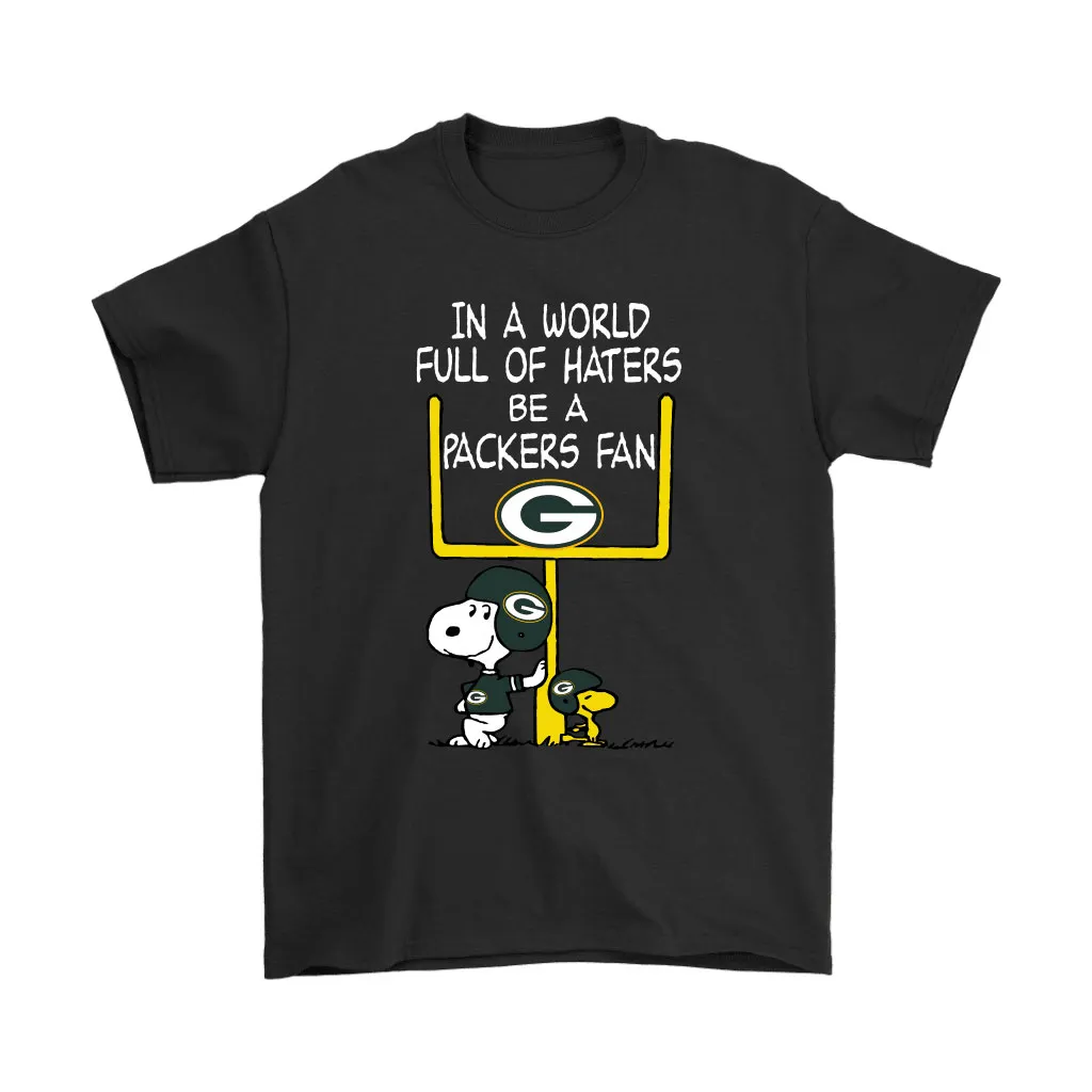 Be A Packers Fan Green Bay Packers X Snoopy Mashup Men Women T-shirt, Hoodie, Sweatshirt