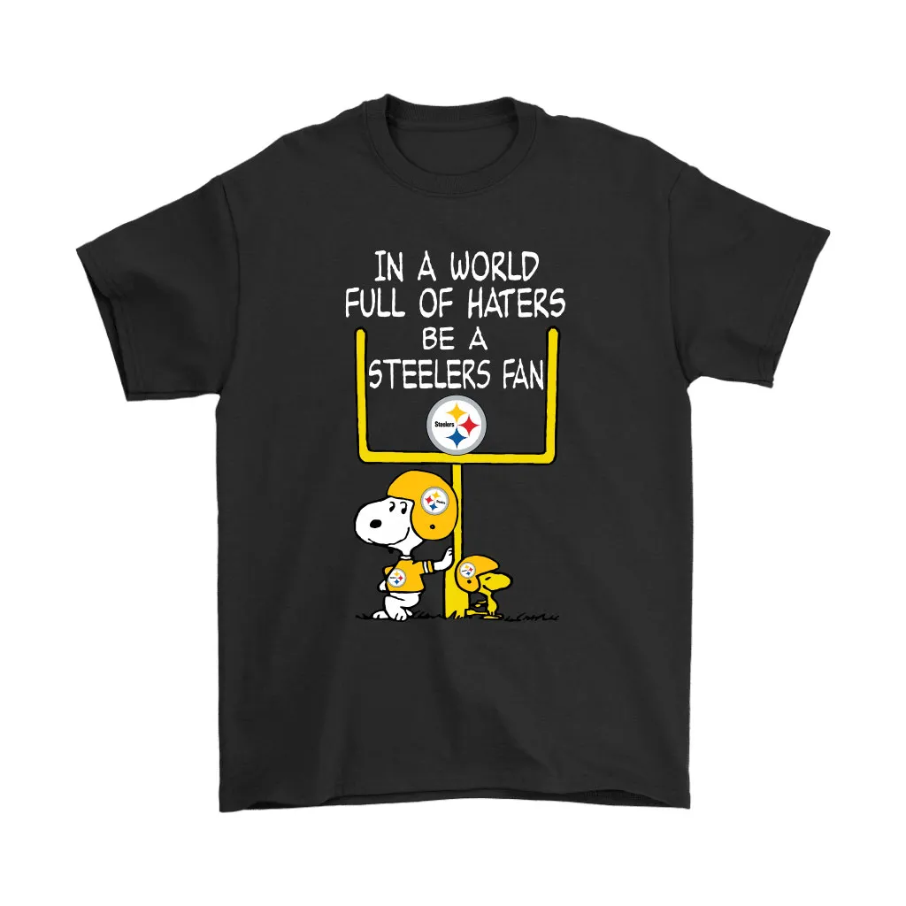 Be A Steelers Fan Pittsburgh Steelers X Snoopy Mashup Men Women T-shirt, Hoodie, Sweatshirt