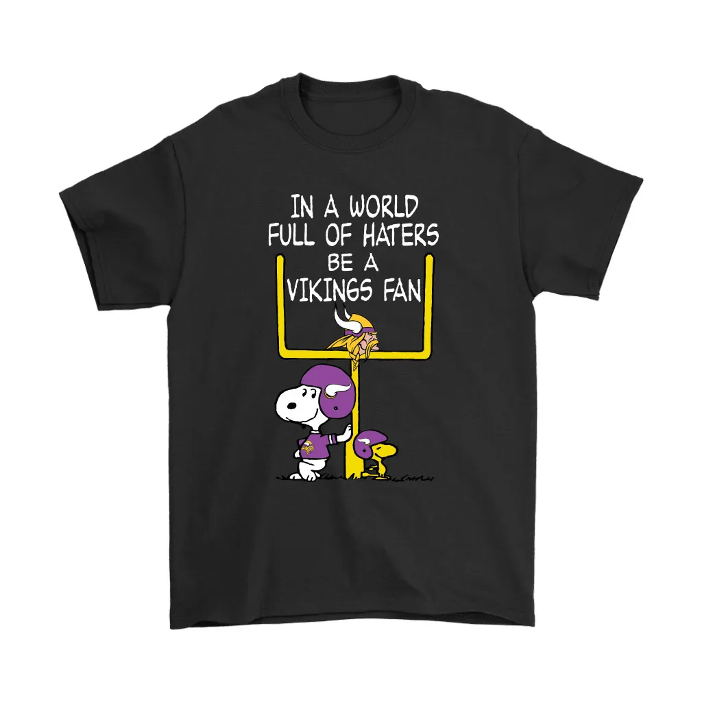 Be A Vikings Fan Minnesota Vikings X Snoopy Mashup Men Women T-shirt, Hoodie, Sweatshirt