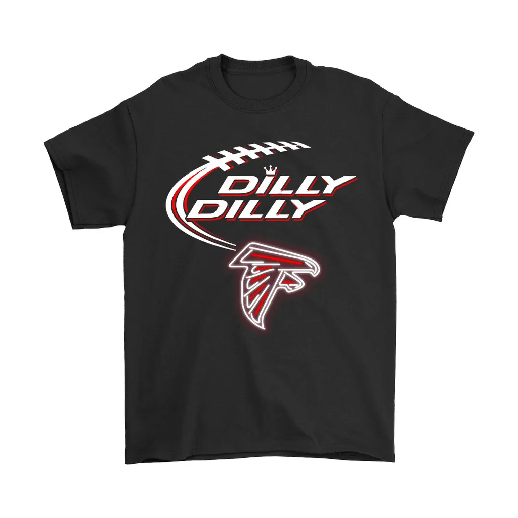 Bud Light Dilly Dilly Atlanta Falcons Neon Light Style Men Women T-shirt, Hoodie, Sweatshirt