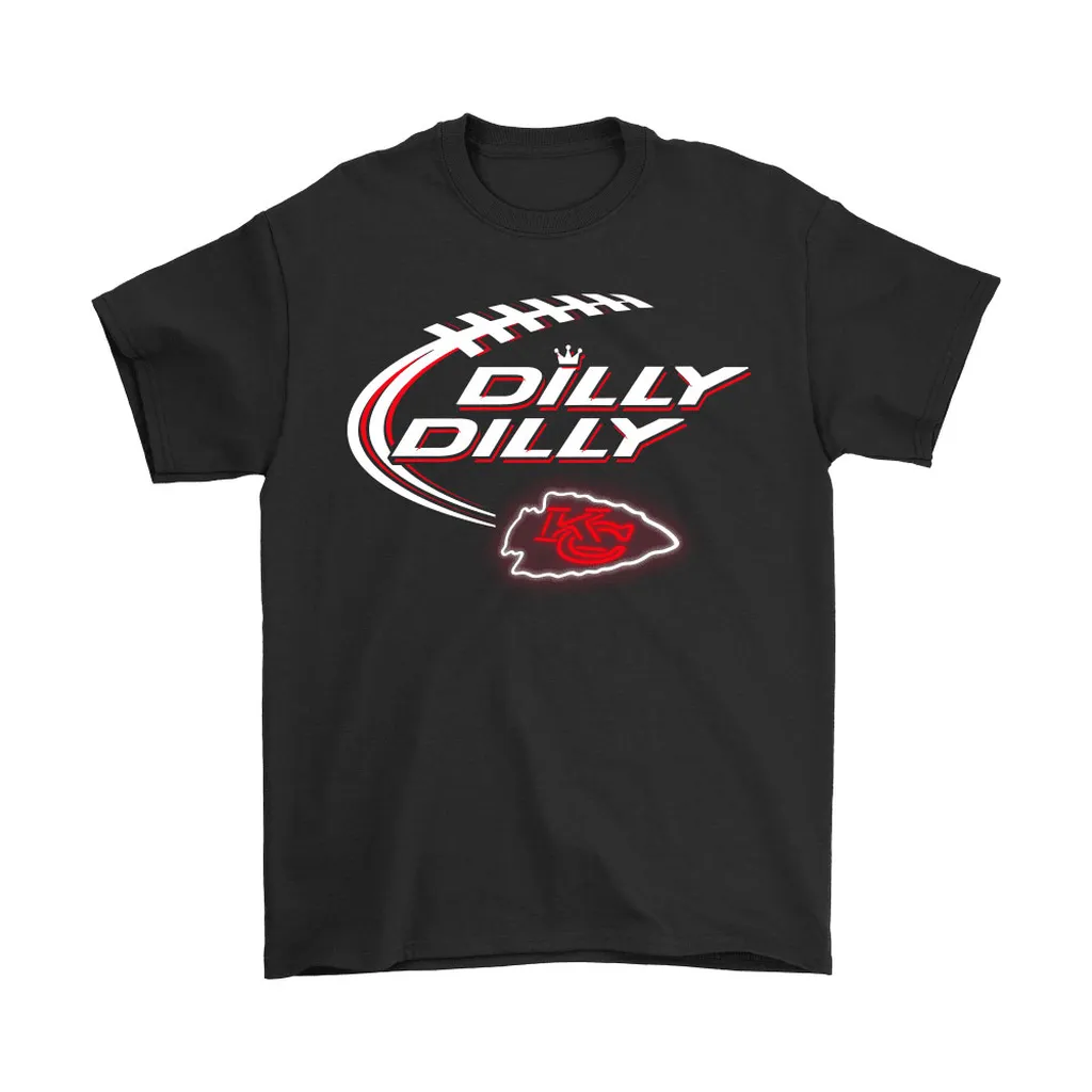 Bud Light Dilly Dilly Kansas City Chiefs Neon Light Style Men Women T-shirt, Hoodie, Sweatshirt