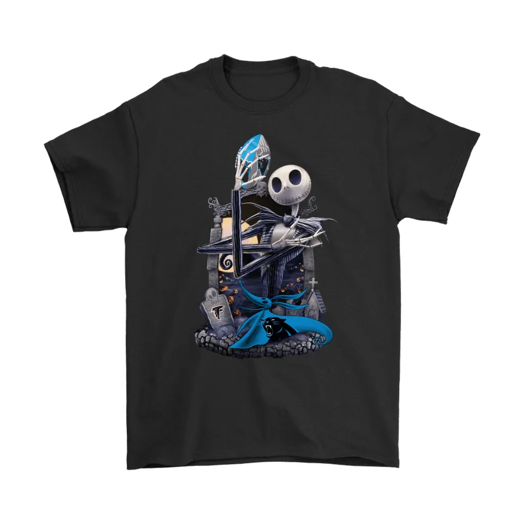 Carolina Panthers Jack Skellington Halloween Men Women T-shirt, Hoodie, Sweatshirt