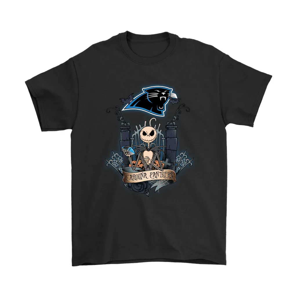 Carolina Panthers Jack Skellington This Is Halloween Nfl Men Women T-shirt, Hoodie, Sweatshirt