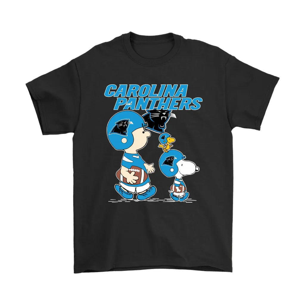 Carolina Panthers Lets Play Football Together Snoopy Nfl Men Women T-shirt, Hoodie, Sweatshirt