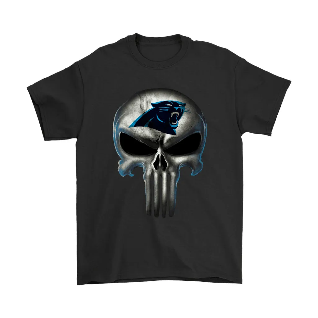 Carolina Panthers The Punisher Mashup Football Men Women T-shirt, Hoodie, Sweatshirt