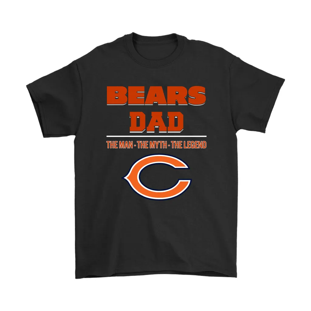 Chicago Bears Dad The Man The Myth The Legend Men Women T-shirt, Hoodie, Sweatshirt