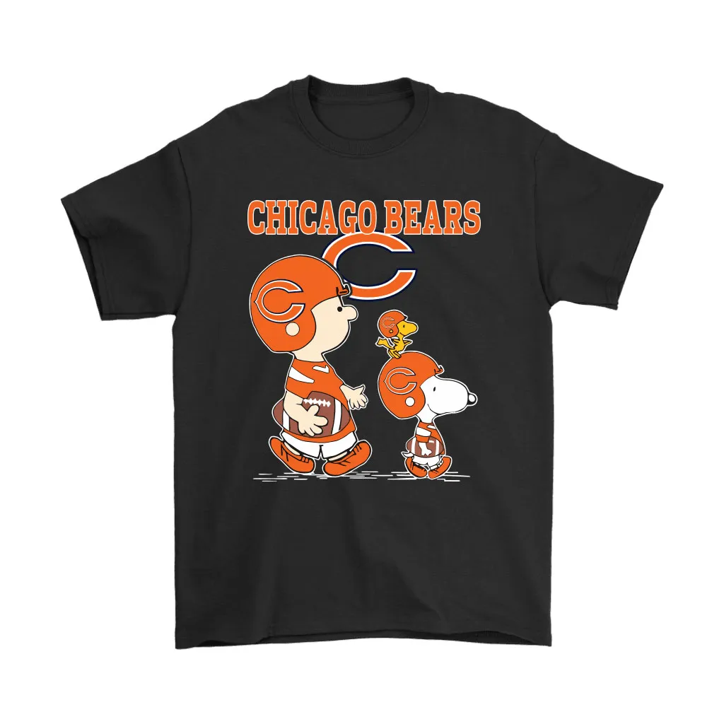 Chicago Bears Lets Play Football Together Snoopy Nfl Men Women T-shirt, Hoodie, Sweatshirt