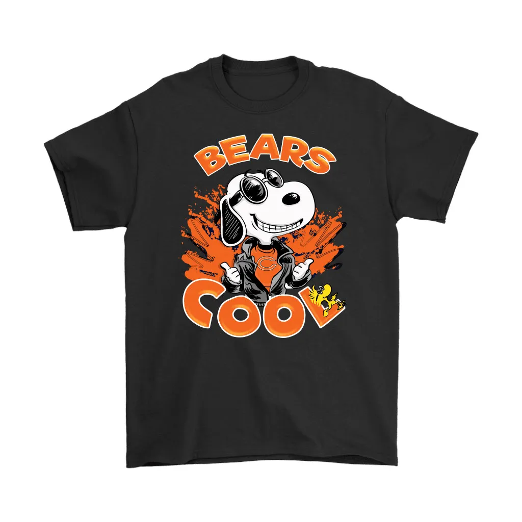 Chicago Bears Snoopy Joe Cool Were Awesome Men Women T-shirt, Hoodie, Sweatshirt