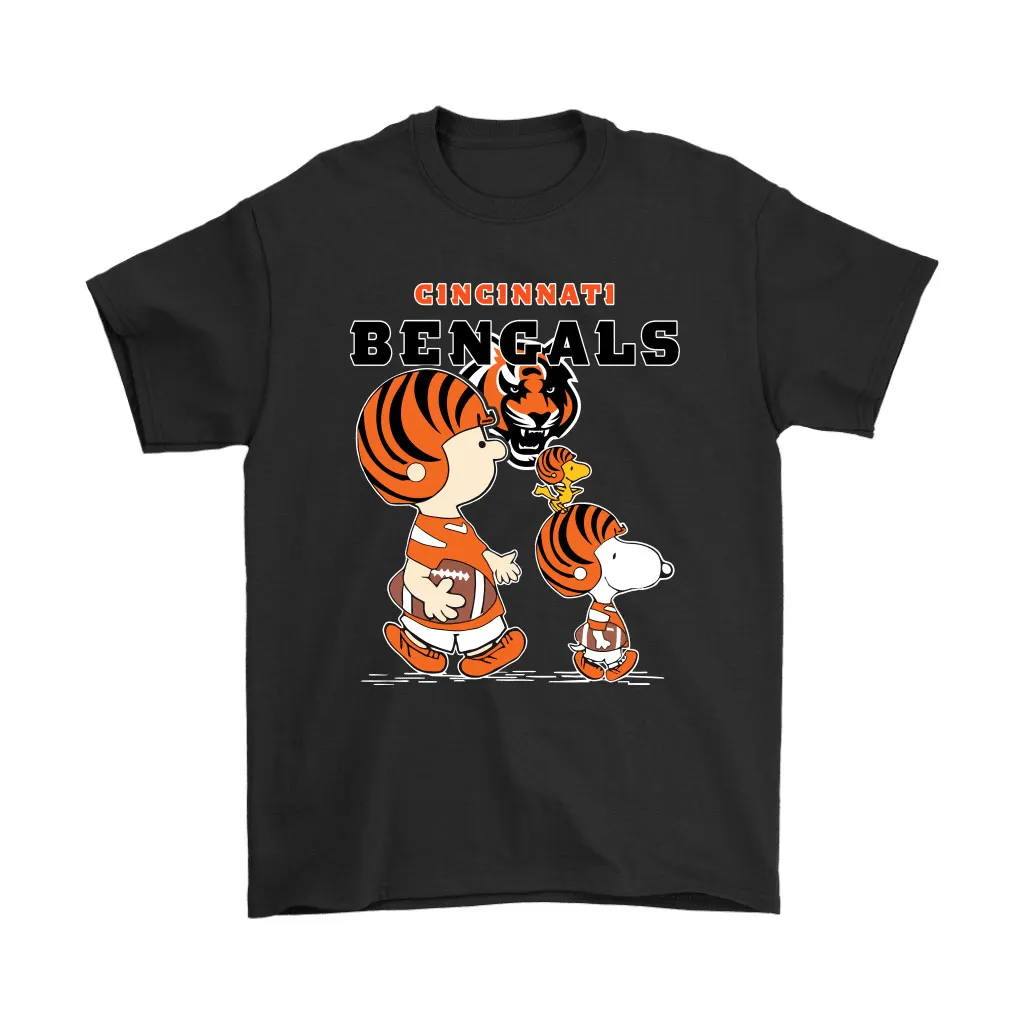 Cincinnati Bengals Lets Play Football Together Snoopy Nfl Men Women T-shirt, Hoodie, Sweatshirt