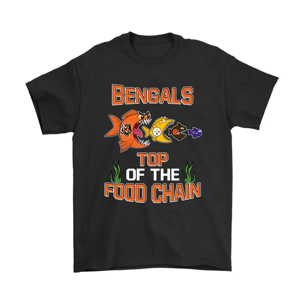 Cincinnati Bengals Top Of The Food Chain Nfl Men Women T-shirt, Hoodie, Sweatshirt