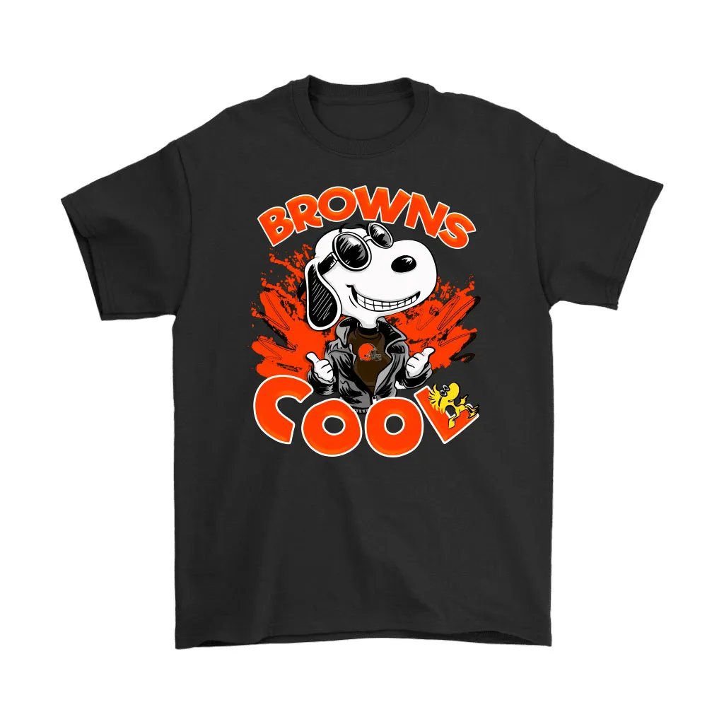 Cleveland Browns Snoopy Joe Cool Were Awesome Men Women T-shirt, Hoodie, Sweatshirt