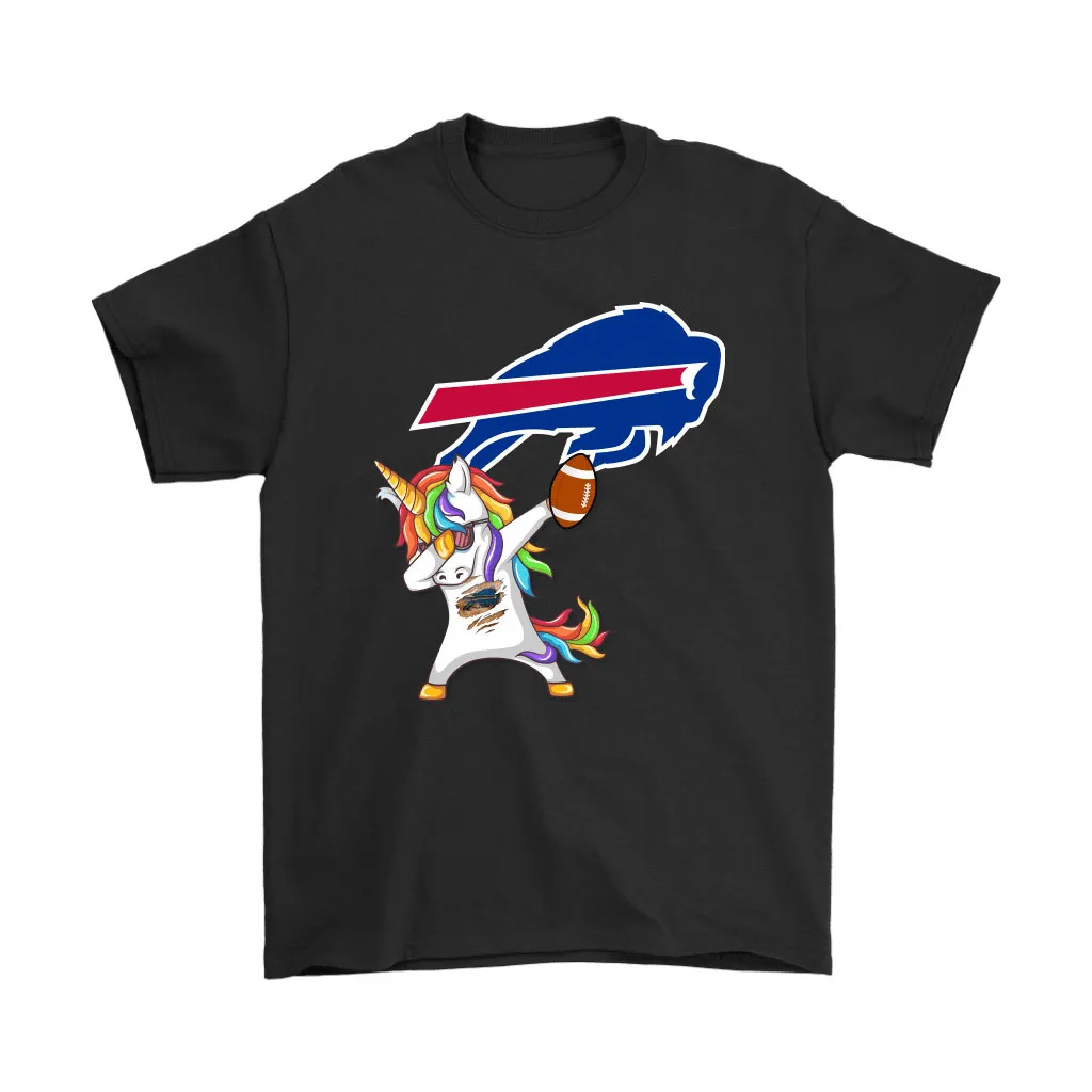 Dabbing Hip Hop Unicorn Dab With Buffalo Bills Football Men Women T-shirt, Hoodie, Sweatshirt