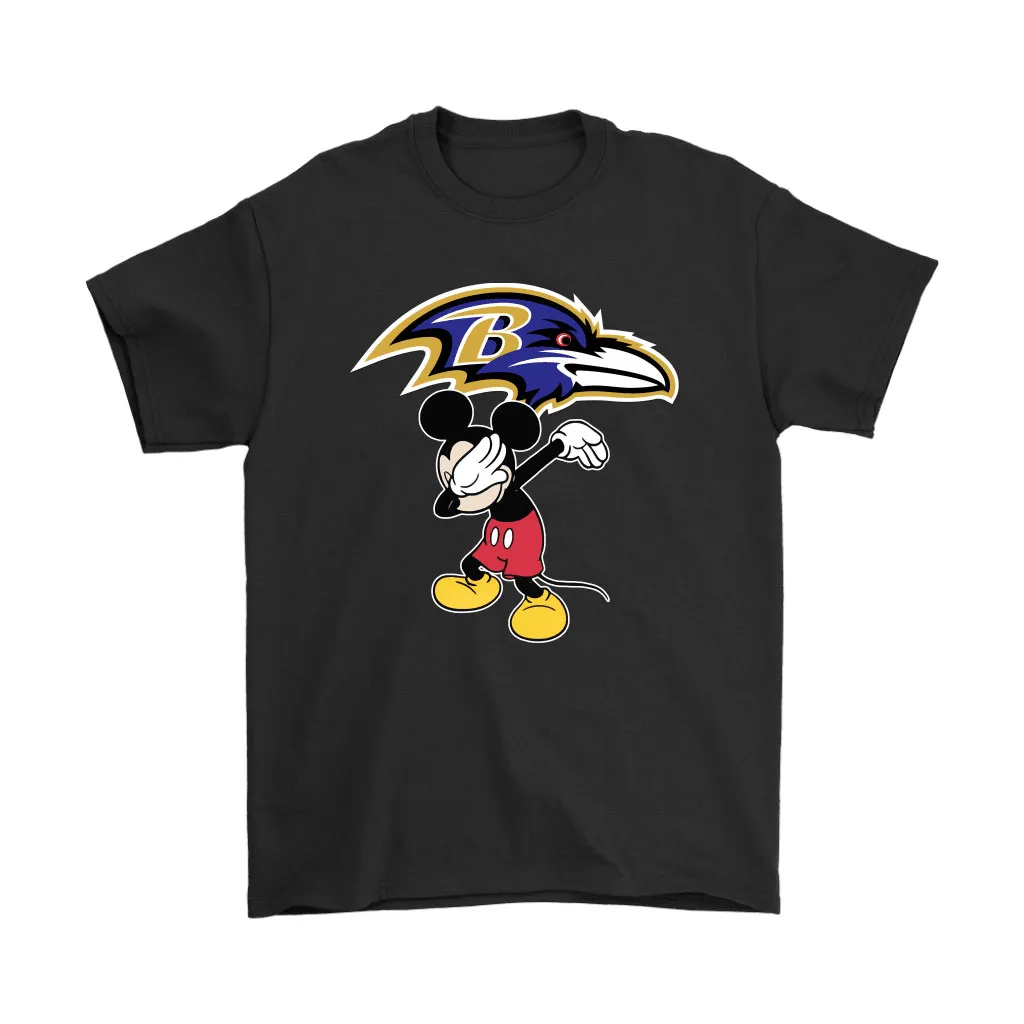 Dabbing Mickey Flippin Love Baltimore Ravens Football Men Women T-shirt, Hoodie, Sweatshirt