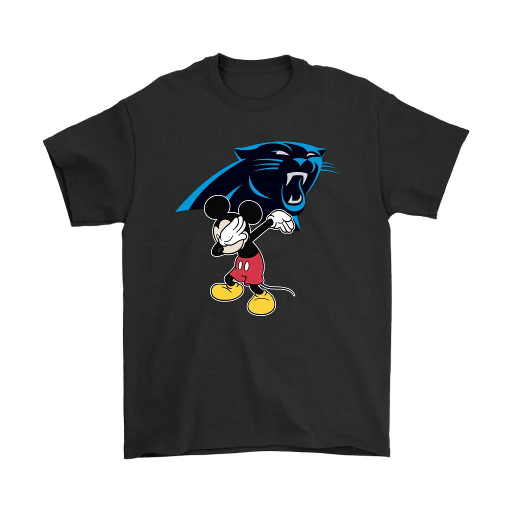 Dabbing Mickey Flippin Love Carolina Panthers Football Men Women T-shirt, Hoodie, Sweatshirt