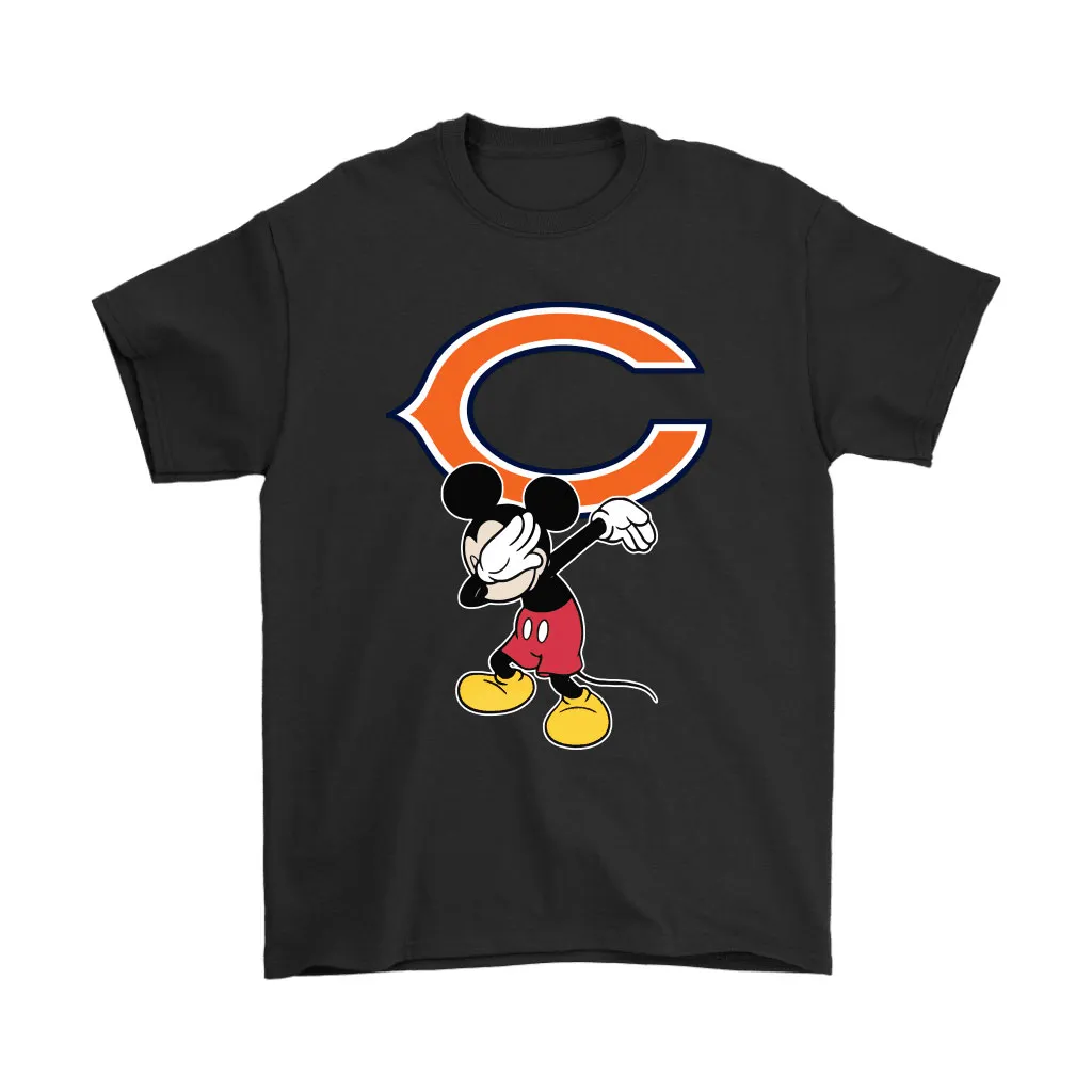 Dabbing Mickey Flippin Love Chicago Bears Football Men Women T-shirt, Hoodie, Sweatshirt