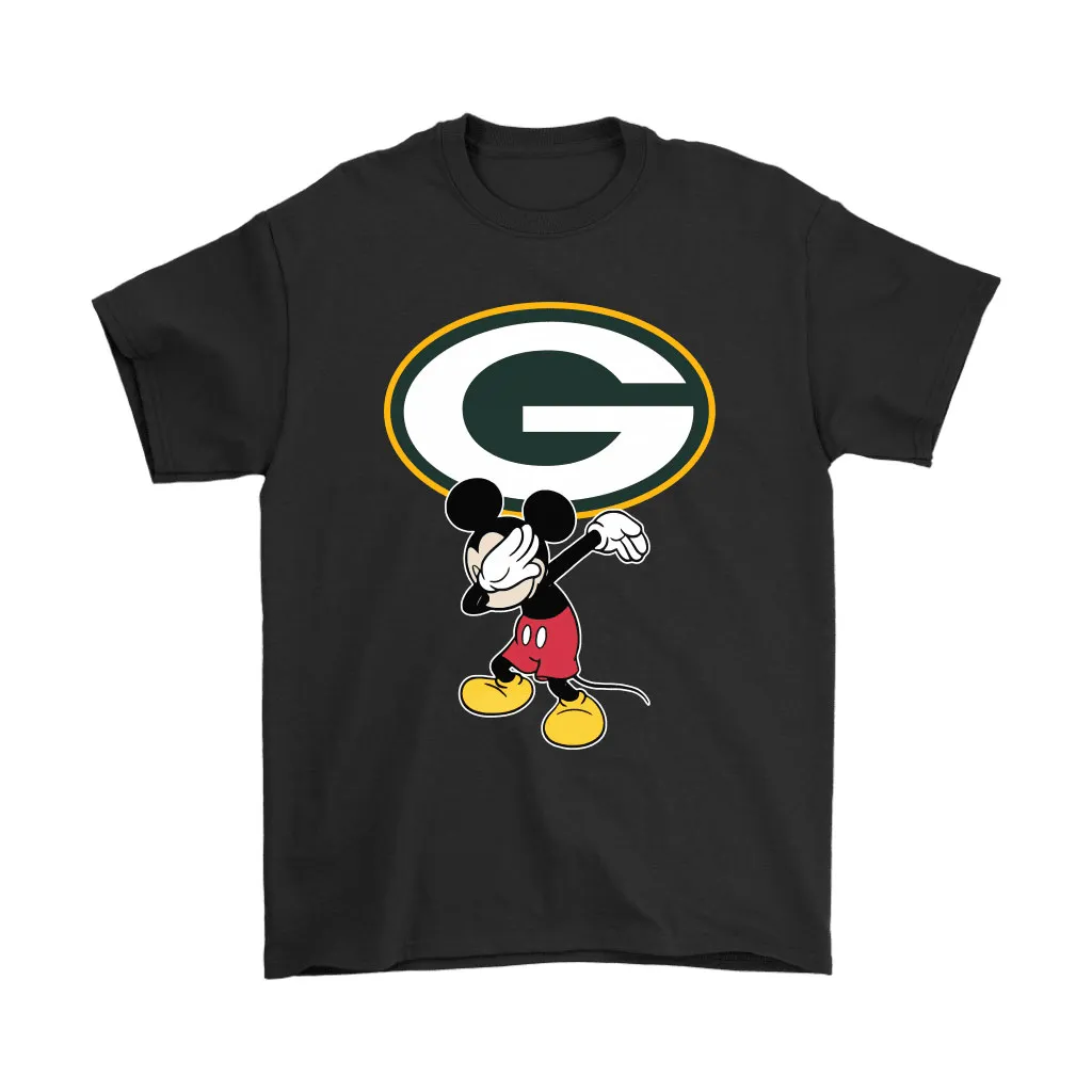 Dabbing Mickey Flippin Love Green Bay Packers Football Men Women T-shirt, Hoodie, Sweatshirt