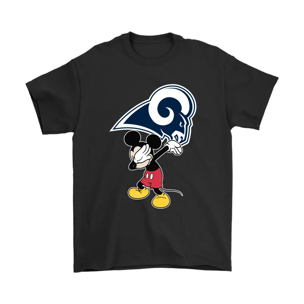 Dabbing Mickey Flippin Love Los Angeles Rams Football Men Women T-shirt, Hoodie, Sweatshirt