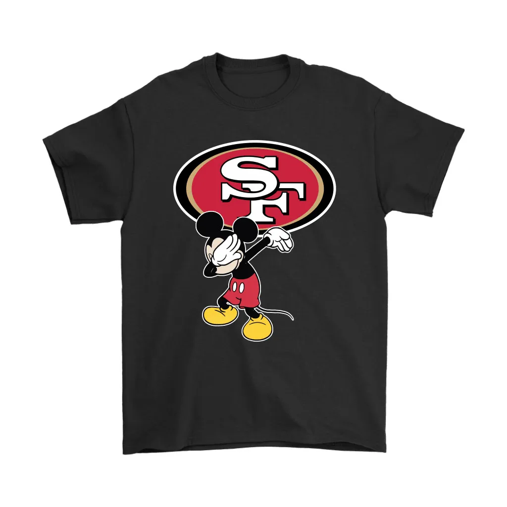 Dabbing Mickey Flippin Love San Francisco 49ers Football Men Women T-shirt, Hoodie, Sweatshirt