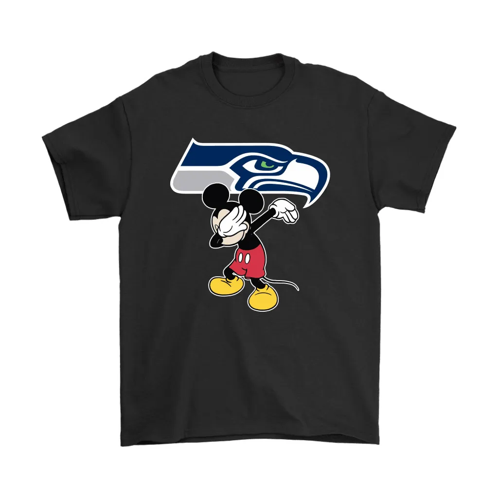 Dabbing Mickey Flippin Love Seattle Seahawks Football Men Women T-shirt, Hoodie, Sweatshirt