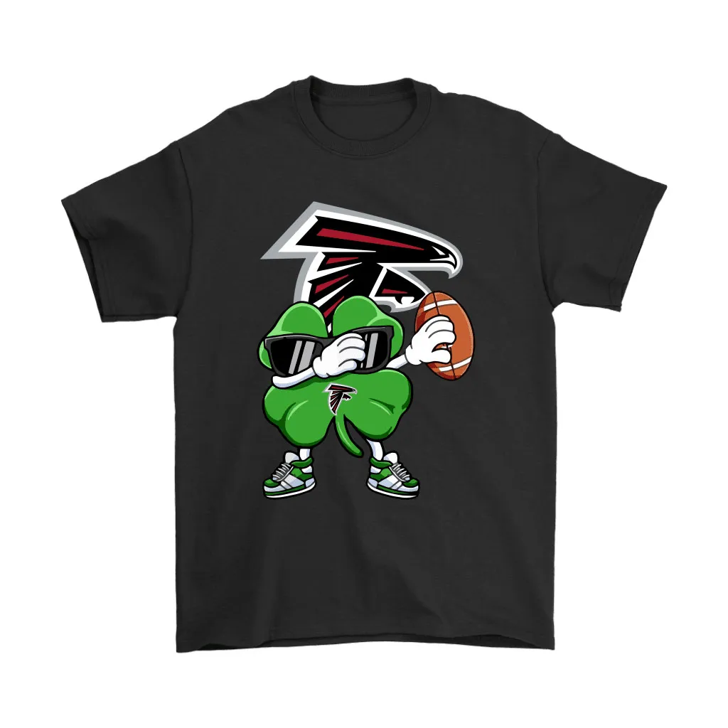 Dabbing Shamrock Football St Patricks Day Atlanta Falcons Men Women T-shirt, Hoodie, Sweatshirt