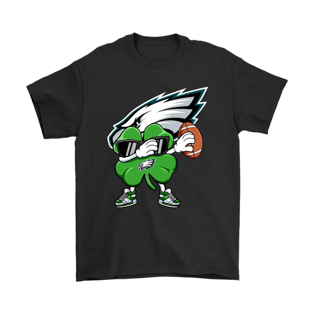 Dabbing Shamrock Football St Patricks Day Philadelphia Eagles Men Women T-shirt, Hoodie, Sweatshirt