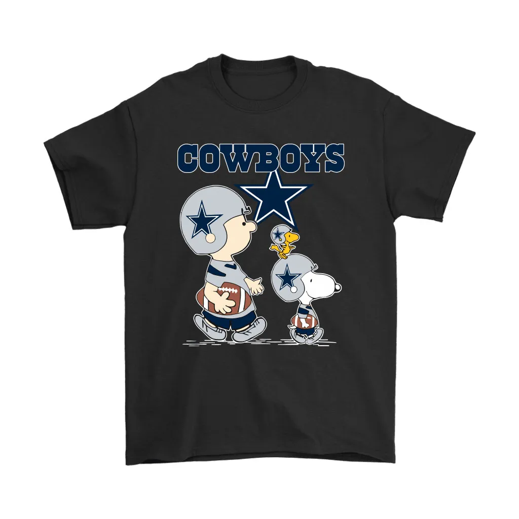 Dallas Cowboys Lets Play Football Together Snoopy Nfl Men Women T-shirt, Hoodie, Sweatshirt