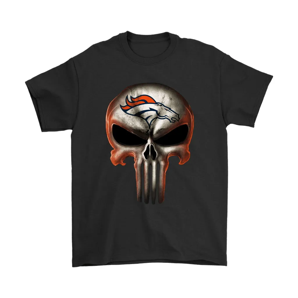 Denver Broncos The Punisher Mashup Football Men Women T-shirt, Hoodie, Sweatshirt