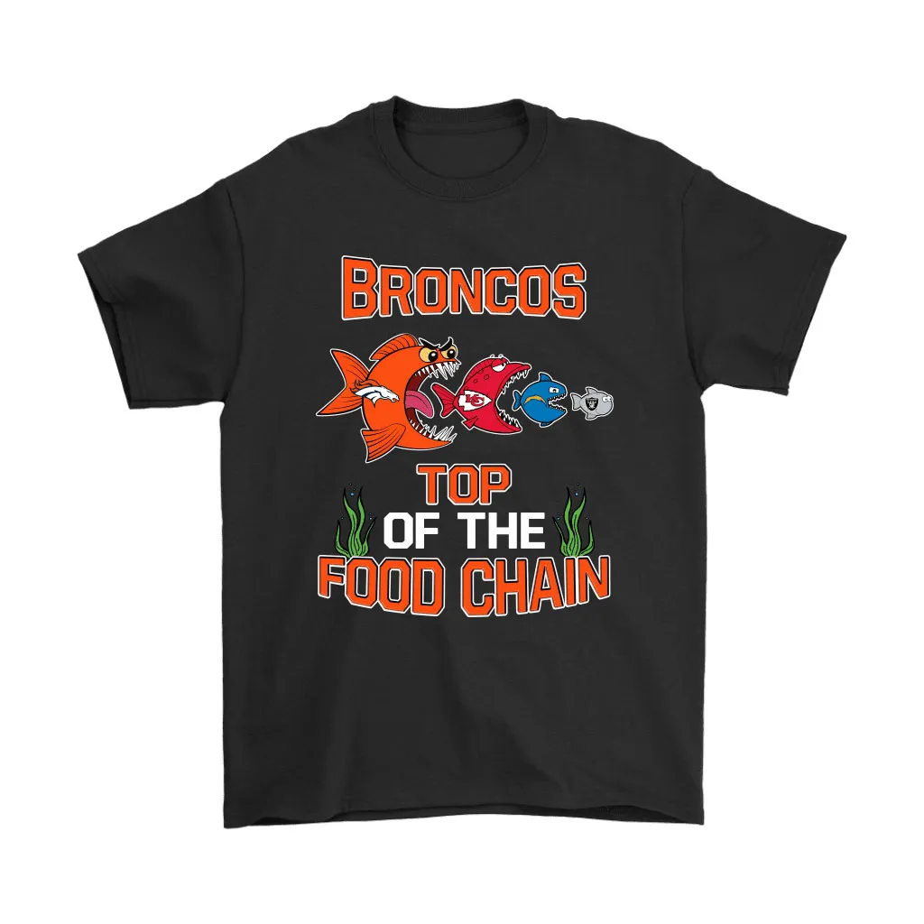 Denver Broncos Top Of The Food Chain Nfl Men Women T-shirt, Hoodie, Sweatshirt