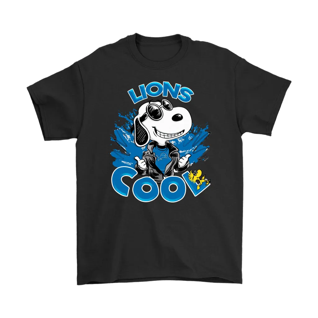 Detroit Lions Snoopy Joe Cool Were Awesome Men Women T-shirt, Hoodie, Sweatshirt