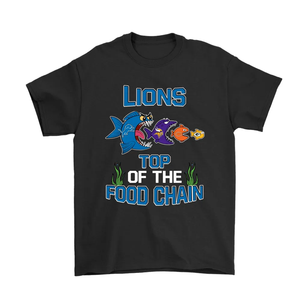 Detroit Lions Top Of The Food Chain Nfl Men Women T-shirt, Hoodie, Sweatshirt