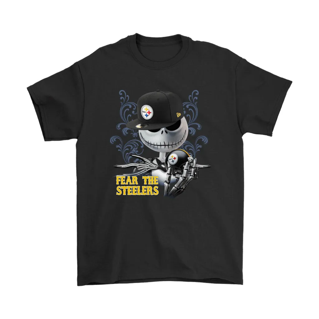 Fear The Pittsburgh Steelers Jack Skellington Nfl Halloween Men Women T-shirt, Hoodie, Sweatshirt