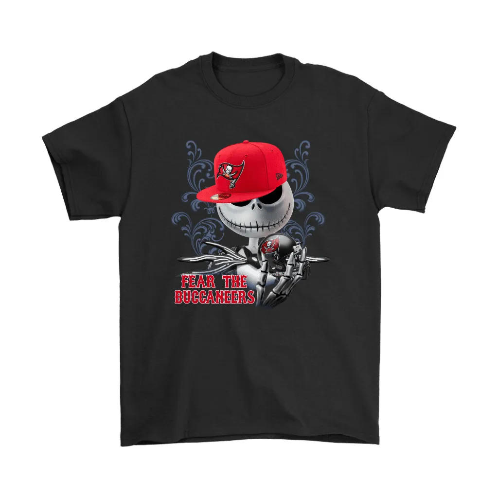 Fear The Tampa Bay Buccaneers Jack Skellington Nfl Halloween Men Women T-shirt, Hoodie, Sweatshirt