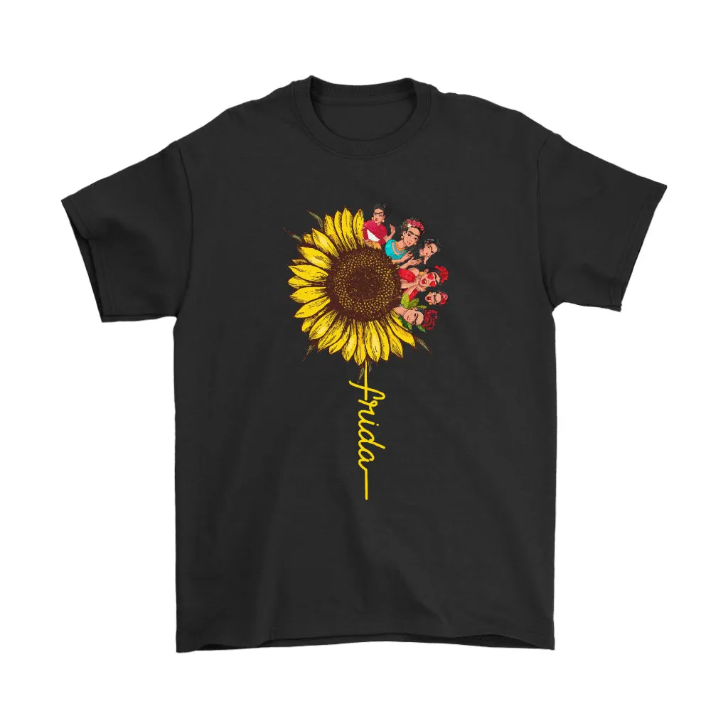 Frida Kahlo Life Sunflower Men Women T-shirt, Hoodie, Sweatshirt