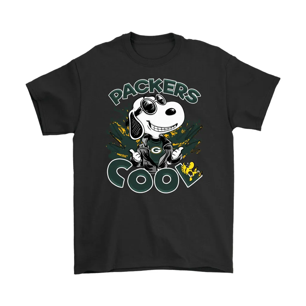 Green Bay Packers Snoopy Joe Cool Were Awesome Men Women T-shirt, Hoodie, Sweatshirt