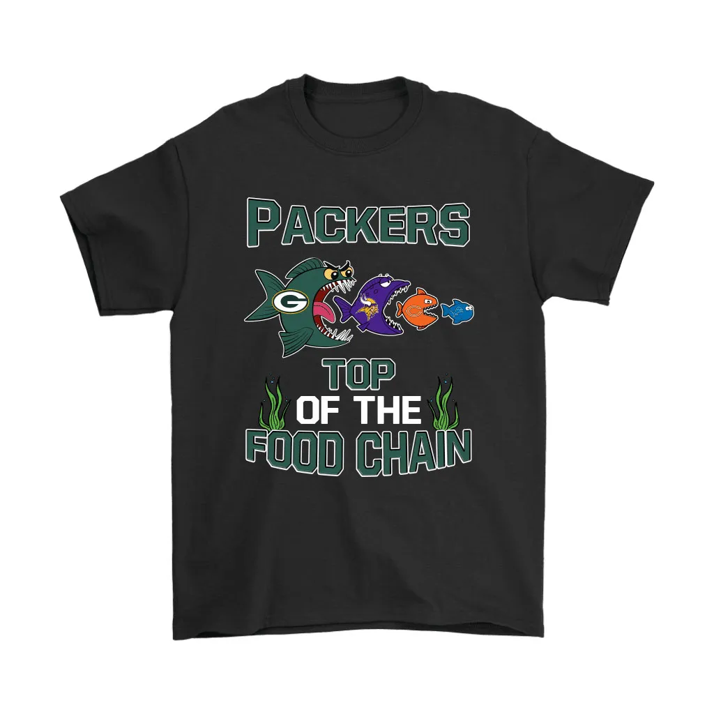 Green Bay Packers Top Of The Food Chain Nfl Men Women T-shirt, Hoodie, Sweatshirt