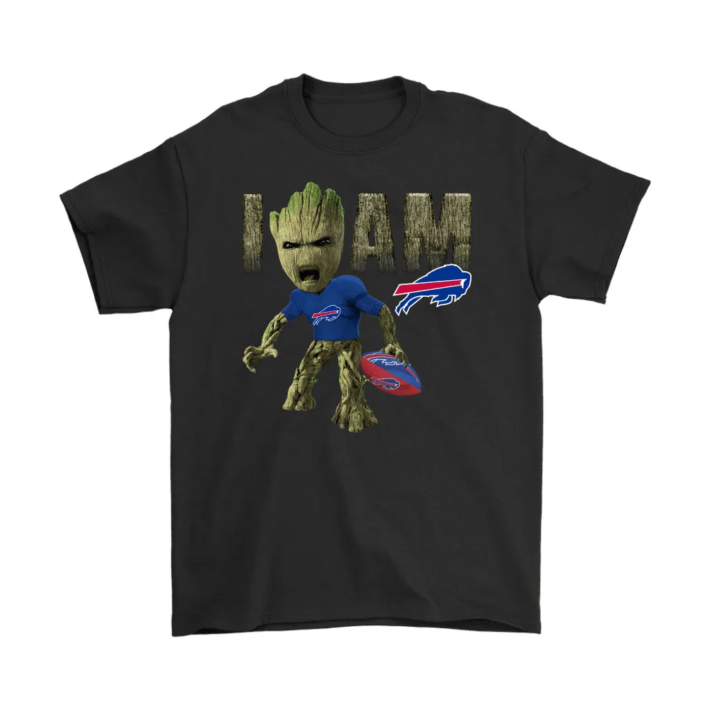 Groot I Am Buffalo Bills Nfl Football Men Women T-shirt, Hoodie, Sweatshirt