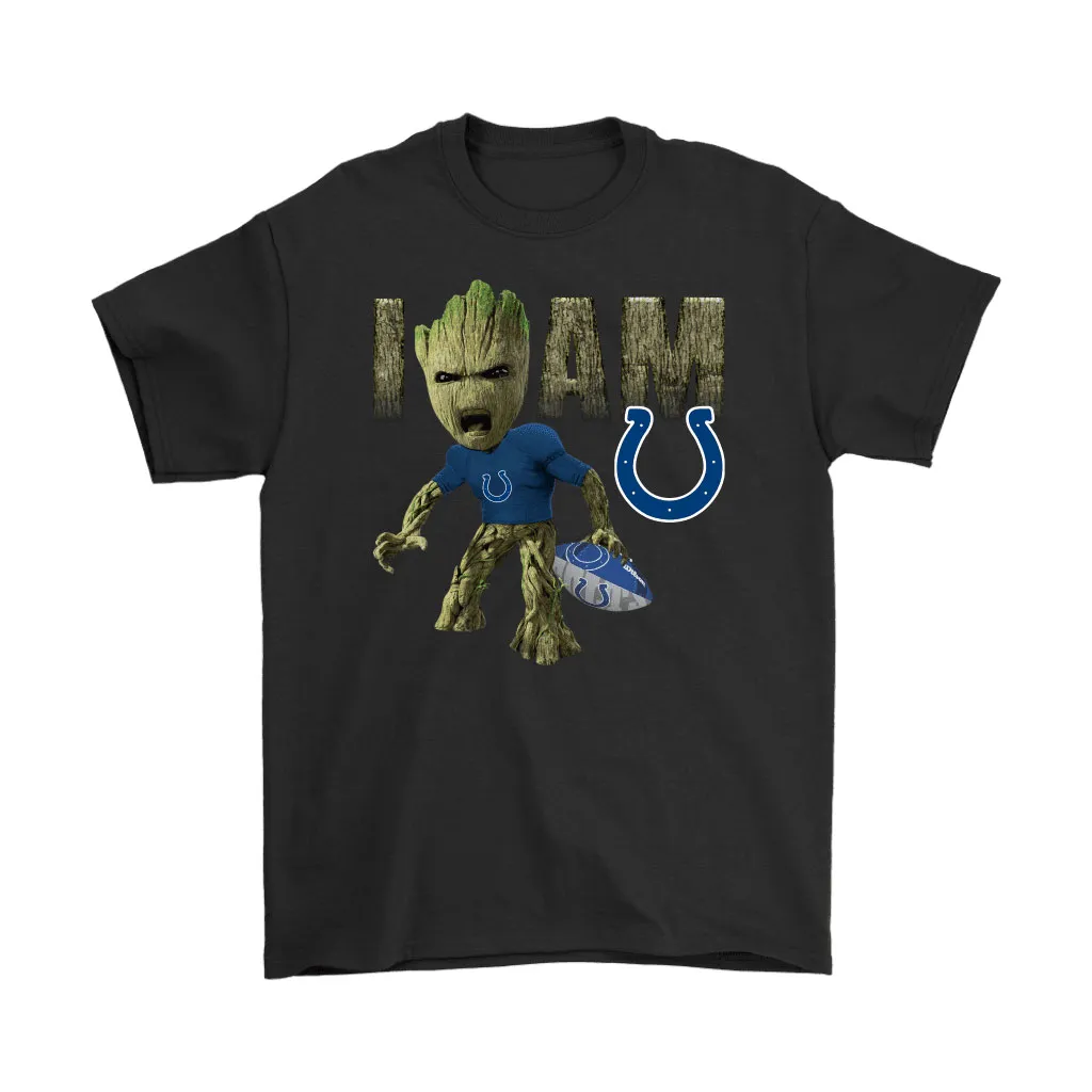 Groot I Am Indianapolis Colts Nfl Football Men Women T-shirt, Hoodie, Sweatshirt