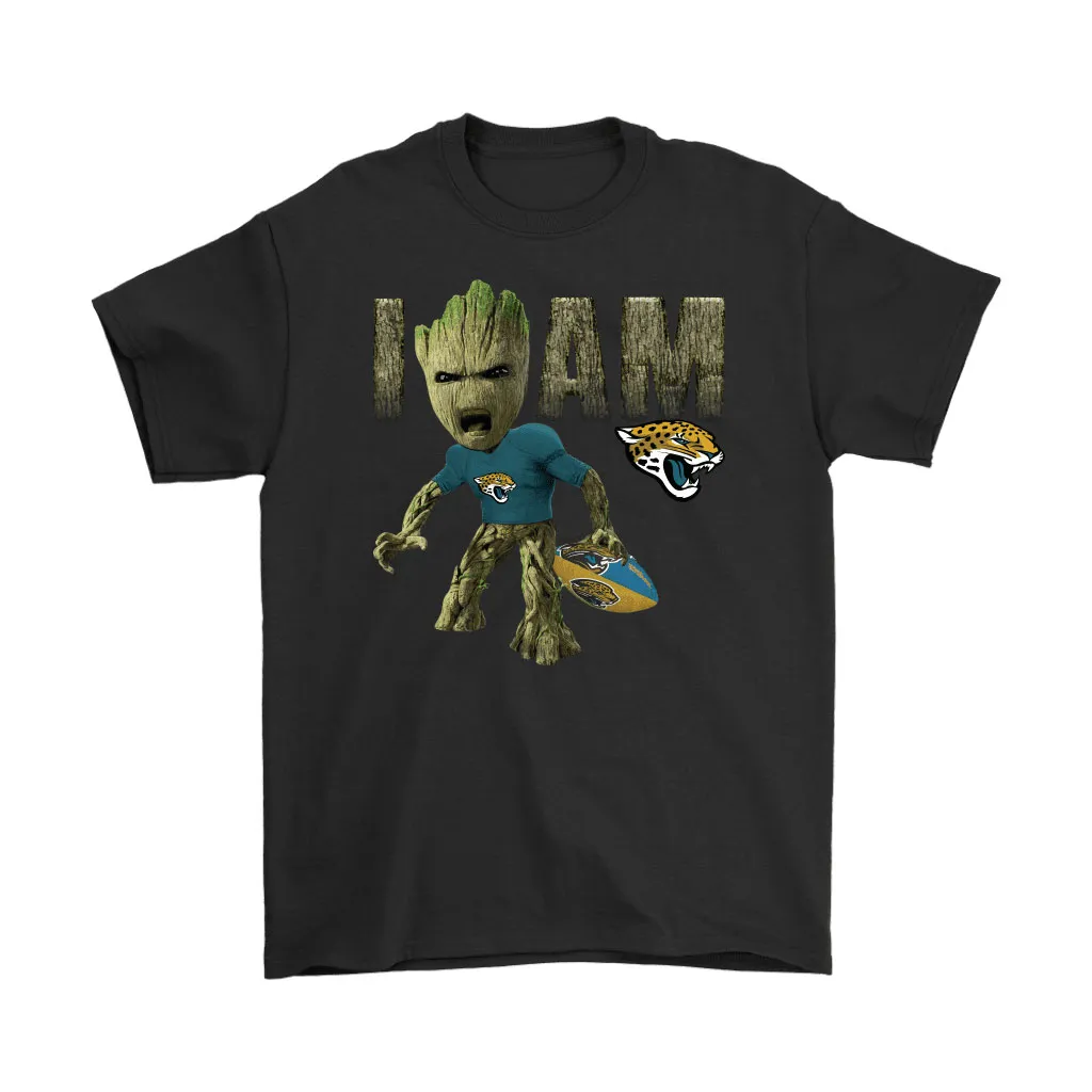 Groot I Am Jacksonville Jaguars Nfl Football Men Women T-shirt, Hoodie, Sweatshirt