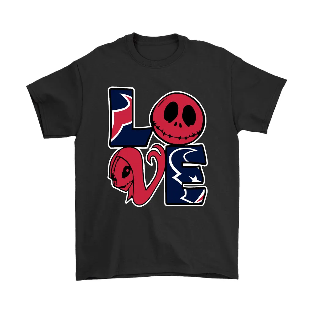 Halloween Jack And Sally Love The Houston Texans Nfl Men Women T-shirt, Hoodie, Sweatshirt