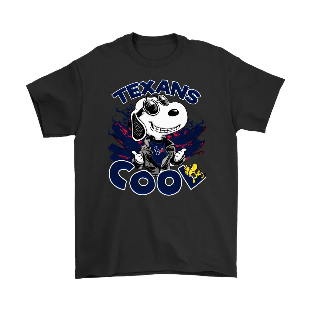 Houston Texans Snoopy Joe Cool Were Awesome Men Women T-shirt, Hoodie, Sweatshirt