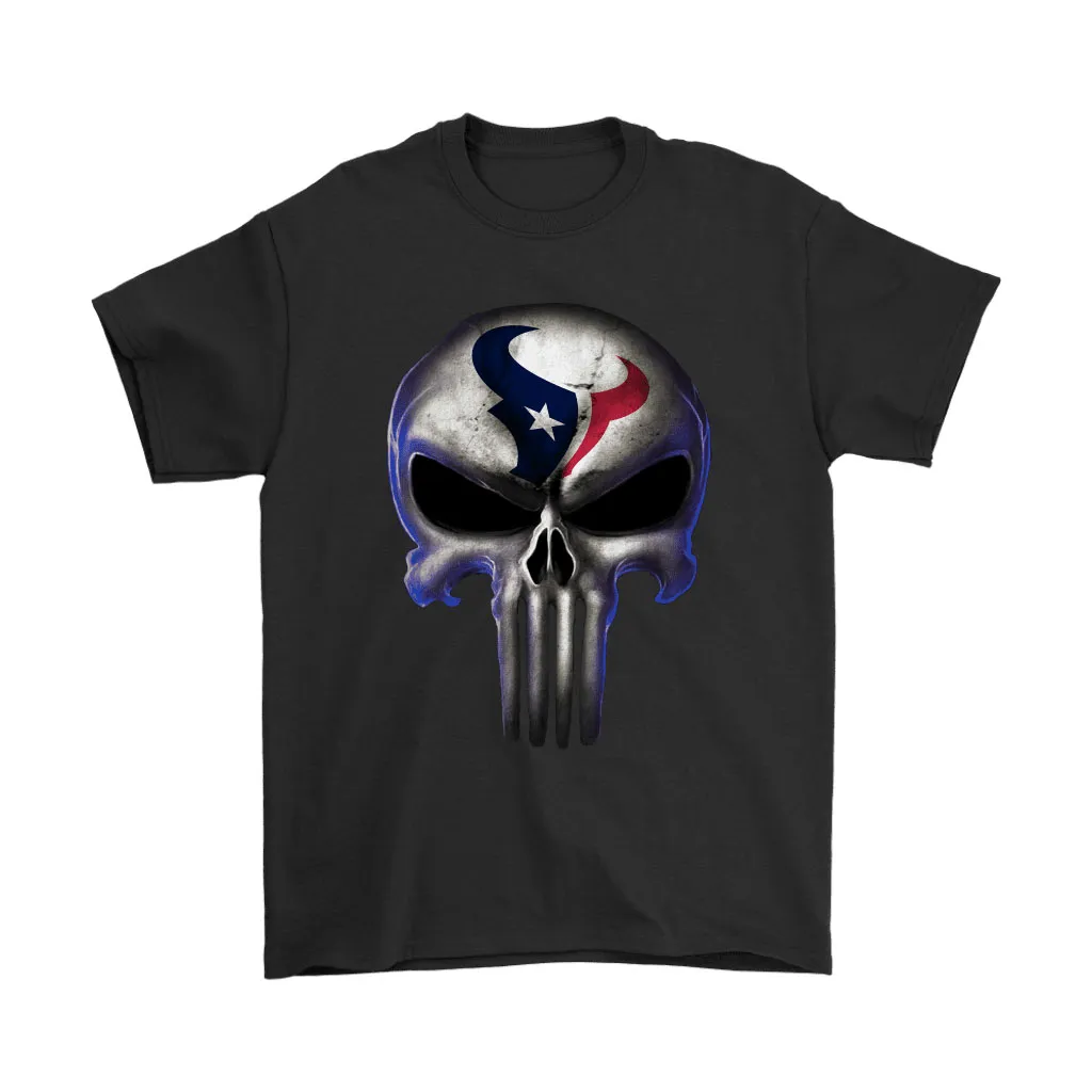 Houston Texans The Punisher Mashup Football Men Women T-shirt, Hoodie, Sweatshirt