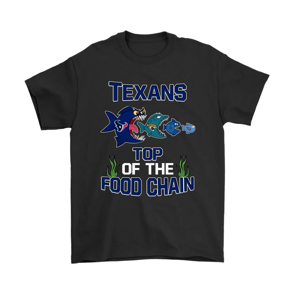 Houston Texans Top Of The Food Chain Nfl Men Women T-shirt, Hoodie, Sweatshirt