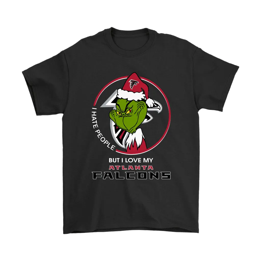 I Hate People But I Love My Atlanta Falcons Grinch Nfl Men Women T-shirt, Hoodie, Sweatshirt