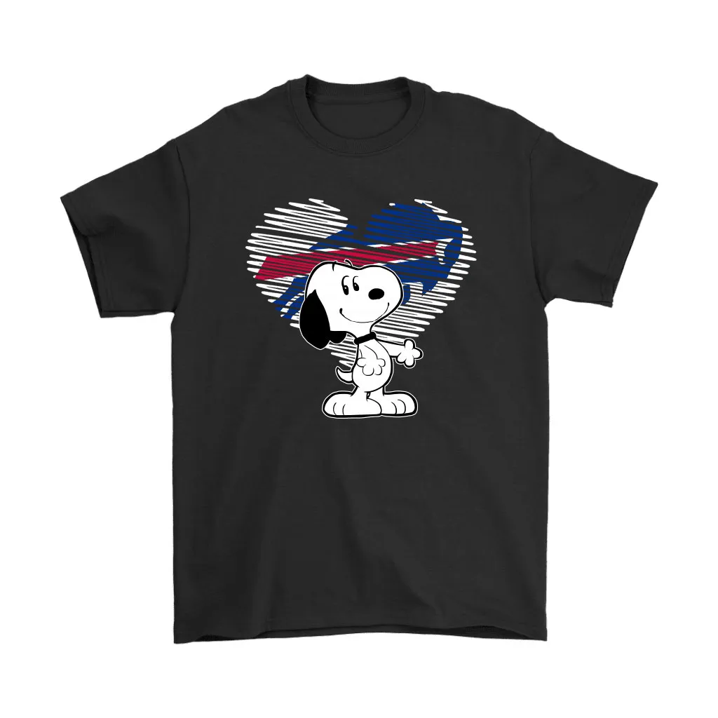 I Love Buffalo Bills Snoopy In My Heart Nfl Men Women T-shirt, Hoodie, Sweatshirt