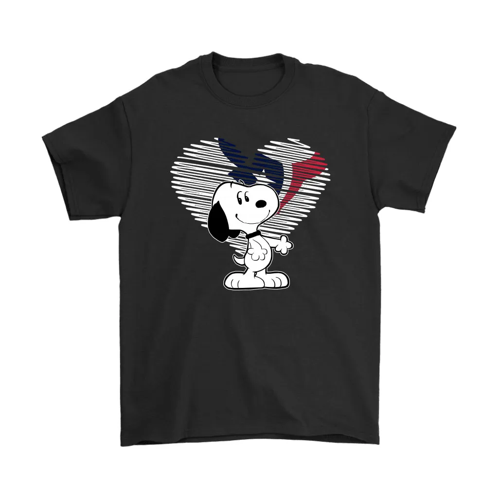 I Love Houston Texans Snoopy In My Heart Nfl Men Women T-shirt, Hoodie, Sweatshirt