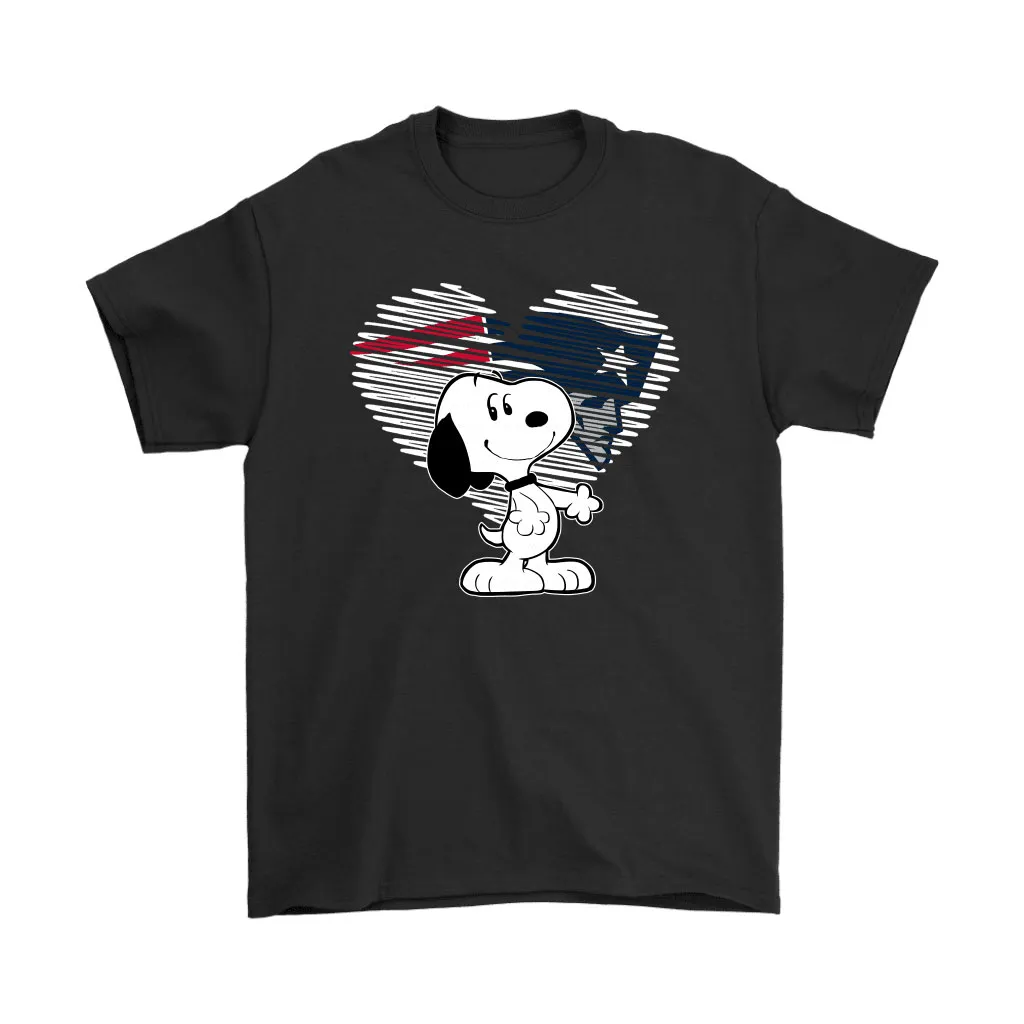 I Love New England Patriots Snoopy In My Heart Nfl Men Women T-shirt, Hoodie, Sweatshirt