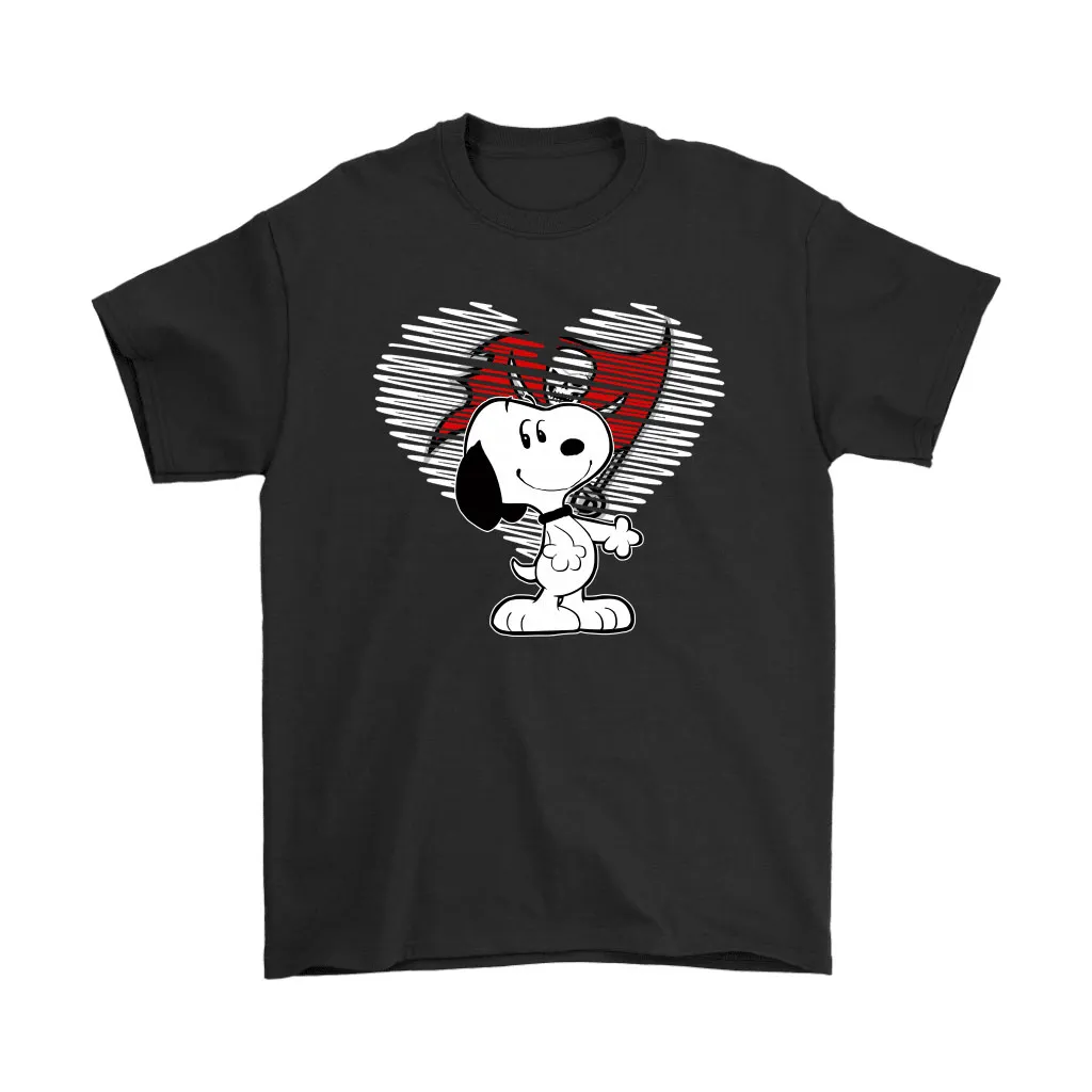 I Love Tampa Bay Buccaneers Snoopy In My Heart Nfl Men Women T-shirt, Hoodie, Sweatshirt