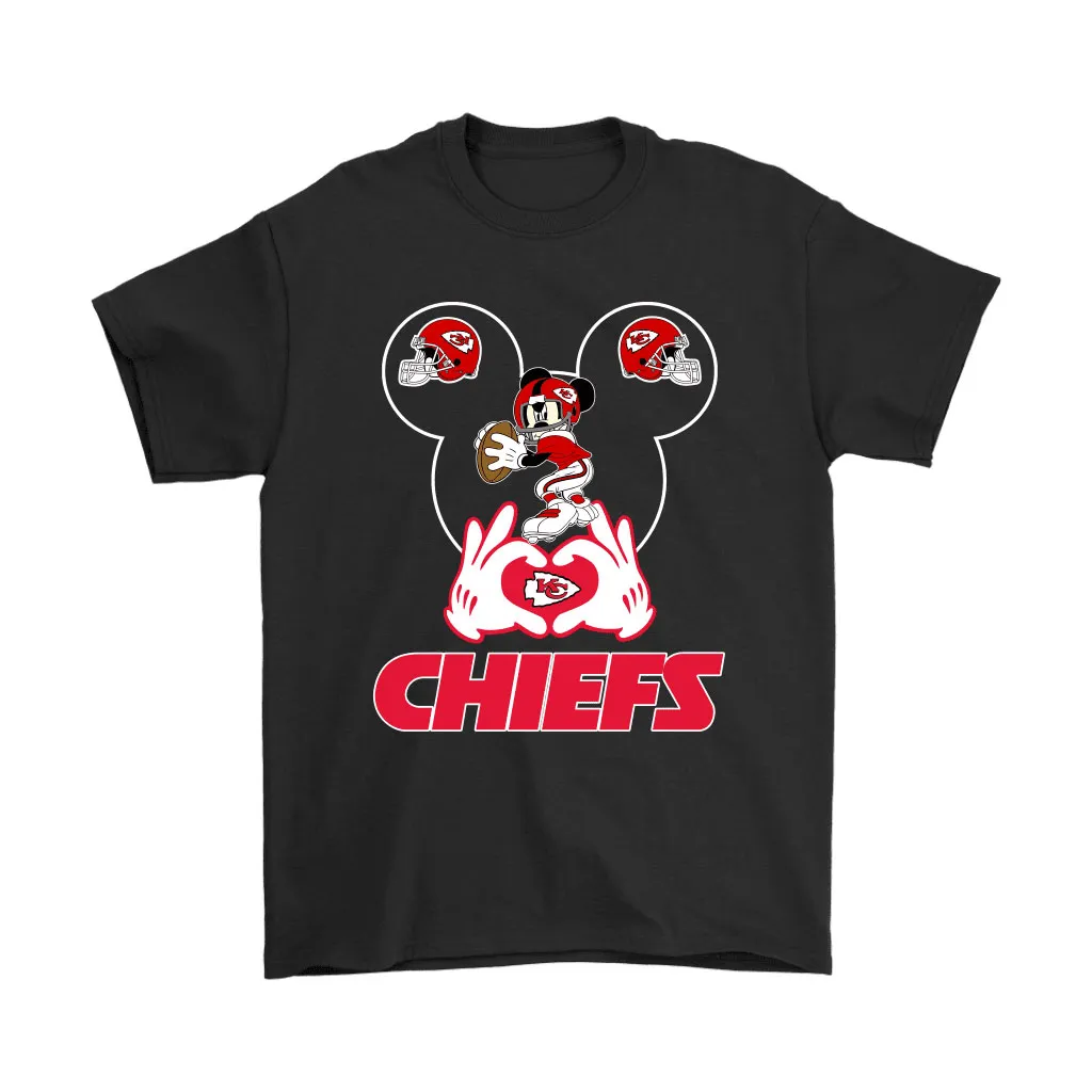 I Love The Chiefs Mickey Mouse Kansas City Chiefs Men Women T-shirt, Hoodie, Sweatshirt