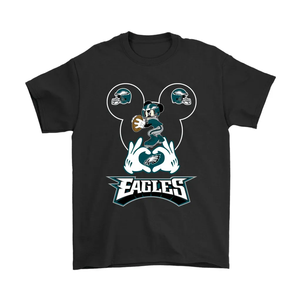 I Love The Eagles Mickey Mouse Philadelphia Eagles Men Women T-shirt, Hoodie, Sweatshirt